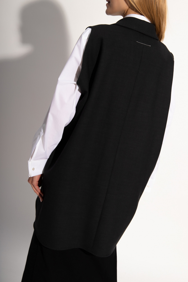 Women's Slogan Clothing | MM6 Maison Margiela Long vest | Pride PO